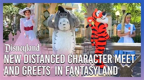 New Distanced Character Meet And Greets In Fantasyland At Disneyland