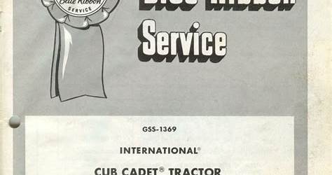Cub Cadet Cc30e Manual