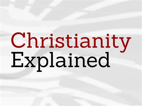 Christianity Explained 2019 Archives Brookside Presbyterian