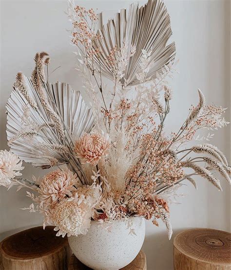 Fall Inspired Home Decor Dried Flower Arrangements Dried Flowers
