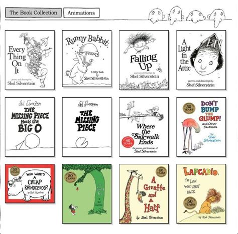 Iconic author of children's books and cockeyed songs, penned many hit novelty songs. Shel Silverstein Books! | Shel silverstein books, Book ...