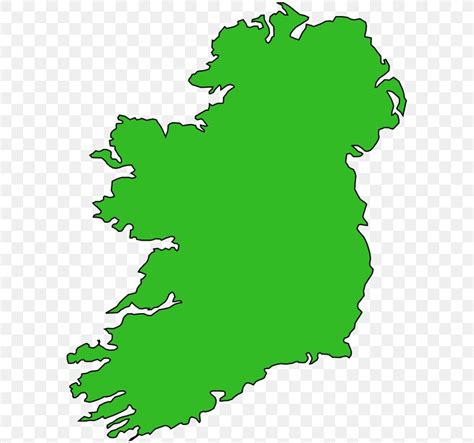Republic Of Ireland Blank Map Vector Graphics Royalty Free Png