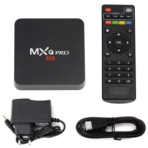 Tv Box 4k Mxq Pro 64 Gb De Memória Interna 4 Gb De Ram Android 101