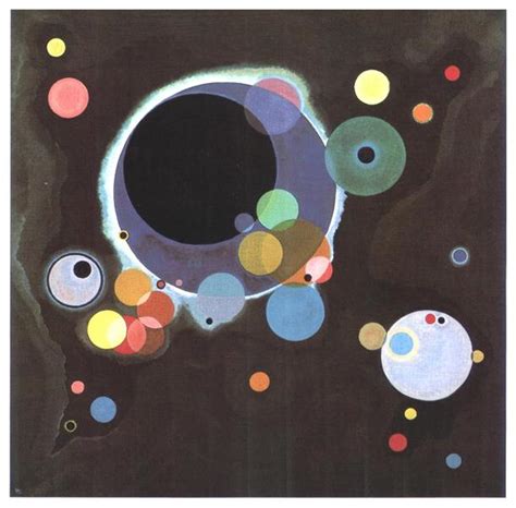In composition viii, the colorful, interactive geometric forms create a pulsating surface that is alternately dynamic and calm, aggressive and quiet. Several Circles, 1926 - Wassily Kandinsky - WikiArt.org
