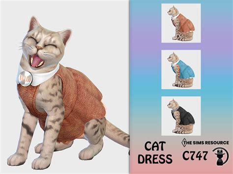 The Sims Resource Cat Dress C747