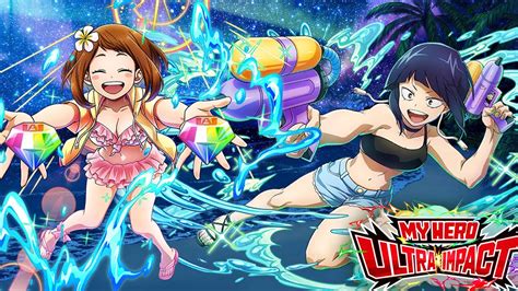 My Hero Academia Ultra Impact Ur Bathing Suit Ochako Uraraka Summons