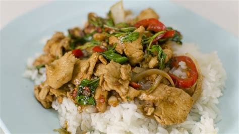 Maybe you would like to learn more about one of these? Thai chicken and basil stir-fry | Starts at 60