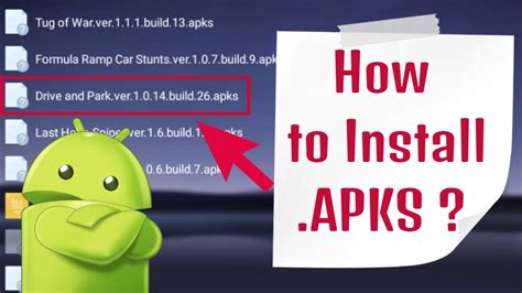 How To Install Apks Files Youtube