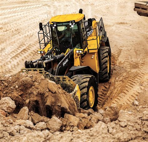 The John Deere 944k Hybrid Wheel Loader Is A Powerful And Efficient