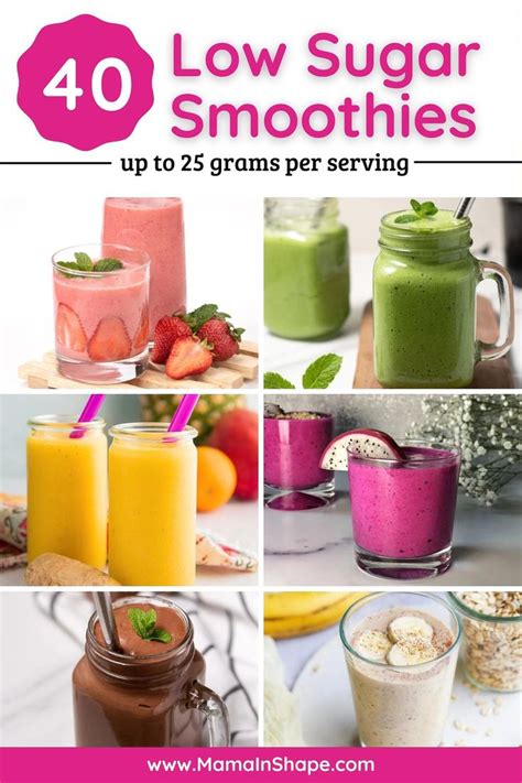 40 Low Sugar Smoothie Recipes That Taste Delicious Video In 2021
