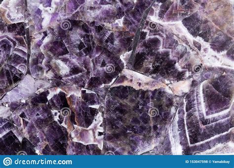 Exquisite Violet Amethyst Texture With Unusual Surface Stock Photo
