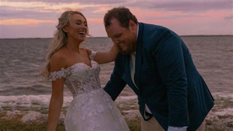 Luke Combs Marries Longtime Girlfriend In A Sunset Beach Ceremony The