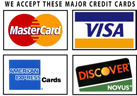 Visa Mastercard Discover American Express Logo