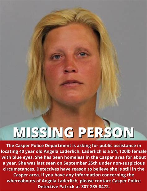 Casper Police Seeking Publics Help In Locating Missing Person County 10