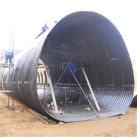 1200gm2 Galvanized Corrugated Steel Culvert Pipe China 1200gm2