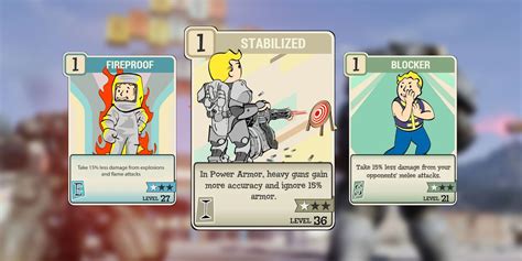 Fallout 76 Best Perk Cards For Power Armor