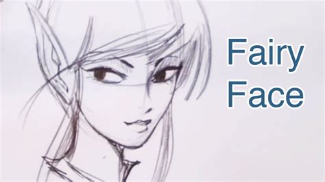 How To Draw A Beautiful Fairy Face Step By Step Youtube