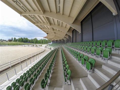 Wide Angle View Of Hippodrome In Harmony Park Lithuania Stock Photo