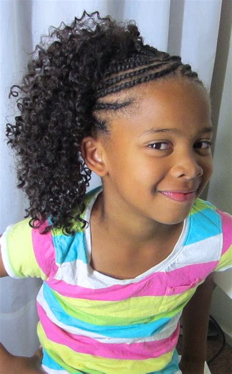 When it comes to little girls' hair, braids are a great way to promote. 40 Fun & Funky Braided Hairstyles for Kids - HairstyleCamp
