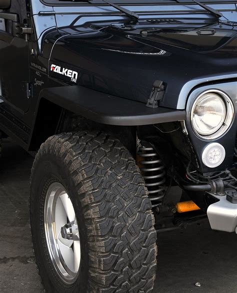 Mce Fenders Front And Rear Fender Flares For 97 06 Jeep
