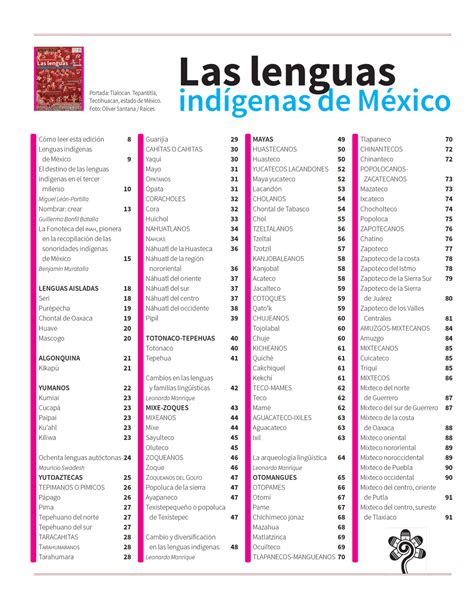 Las Lenguas Indígenas De México Tienda Web Editorial Raíces Sa De Cv