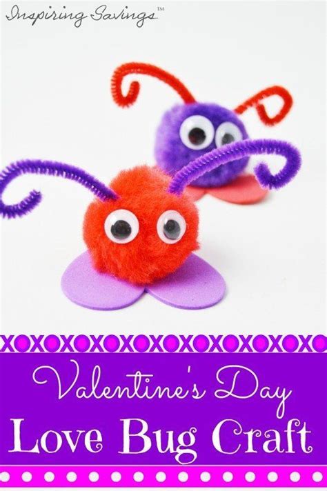 Valentines Day Love Bug Craft For Kids Craft Idea For Valentines