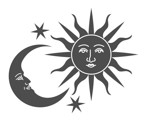 Sun And Moon Template