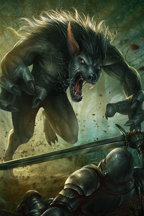 Werewolves Fantasy Warriors Swords Images фэнтези мечи