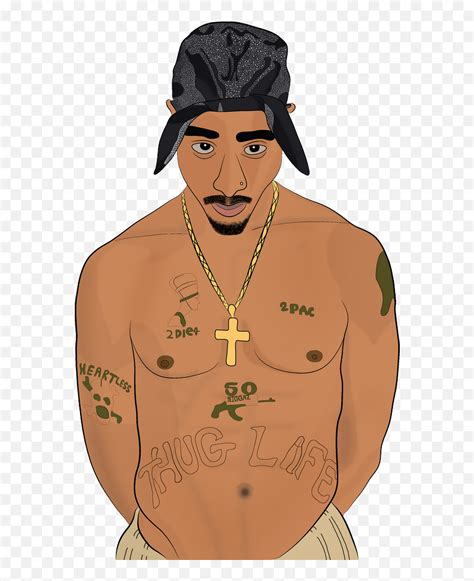Tupac Shakur Png Free Image Png Svg Tupac Cartoon Png Emoji2pac