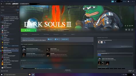 The Second I Saw You Could Do Custom Steam Backgrounds I Knew What Dark