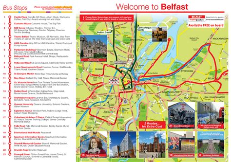 Belfast City Hop On Hop Off Tour Map Tour Look