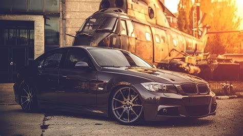 download wallpaper 1920x1080 bmw e90 deep concave black helicopter full hd hdtv fhd 1080p