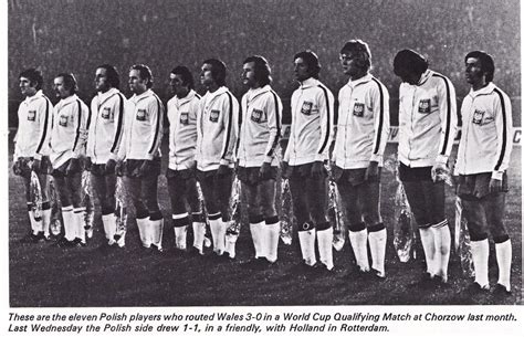 Can you name the england 1 poland 1 (1973) starting lineups? Soccer Nostalgia: Old Team photographs-Part 36f