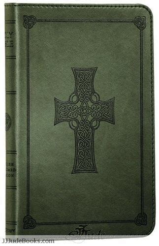 Esv Compact Bible Trutone Olive Celtic Cross Design Get It Now For 22