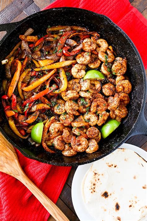 Mix the food further by stirring while you heat. Skillet Shrimp Fajitas Easy Dinner Recipe - No. 2 Pencil