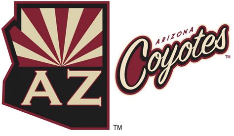 Arizona coyotes logo by unknown author license: PHOTO: Phoenix Coyotes unveil two new logos for name ...