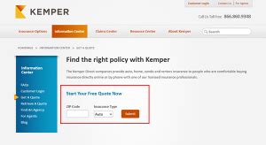 Free Kemper Auto Insurance Quote