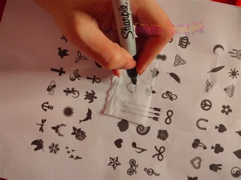 How To Make A Temporary Tattoo With Sharpie Without Baby Powder