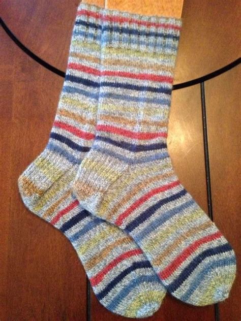 Less to hold in your hands and to manipulate the yarn around four or five needles. Basic Sock with a Double Gusset Heel Knitting pattern by ...