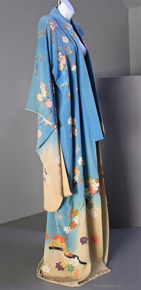 Antiques Atlas Vintage Silk Japanese Kimono K10