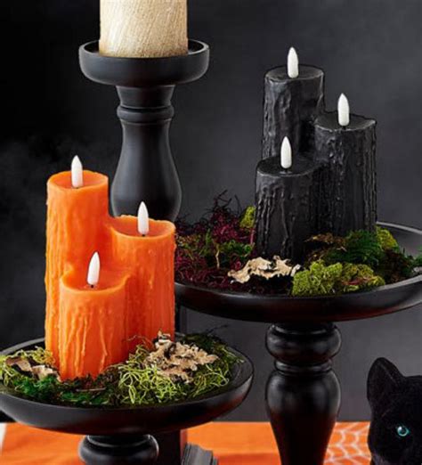 Stylish And Cheap One Hundred 80 Degrees Halloween Cluster Candles With