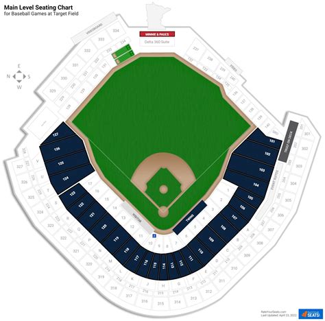 Target Field Seating Chart With Row Numbers Elcho Table