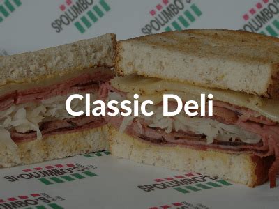 Kings of sausage, original panino masters, home of beloved signature italian specialty items in our sports deli! Spolumbo's Fine Foods & Deli Spolumbo's Deli & Fine Foods ...