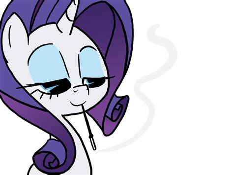 Rarity Smoking By That Technique On Deviantart