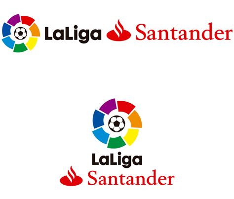 La liga white font santander and smartbank red font. Brand New: New Logo for LaLiga by IS Creative Studio