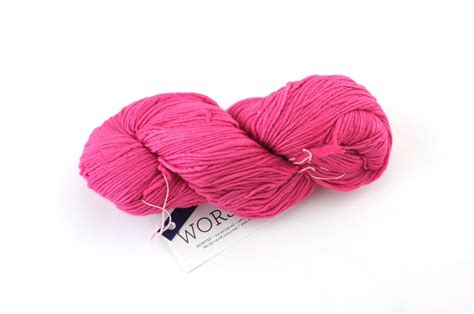 Malabrigo Worsted In Color Shocking Pink 184 Merino Wool Aran Weight Knitting Yarn Bright