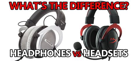 Difference Between Headset And Headphones