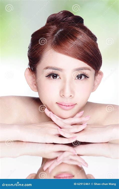 Charming Woman Smile Face Stock Image Image Of Health 62912461