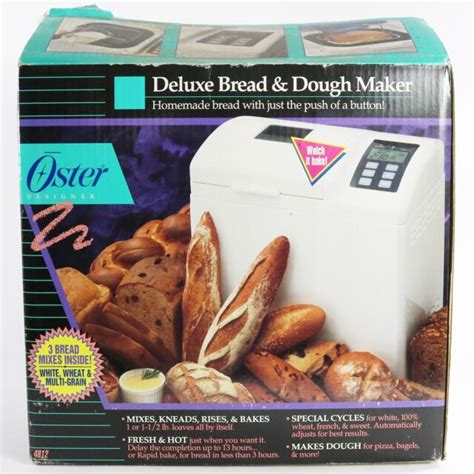 Oster Designer 4812 15lb Deluxe Bread And Dough Machine For Sale Online