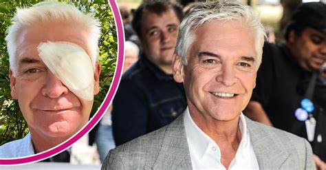 This Morning S Phillip Schofield Wears Eye Bandage Following Hospital Visit